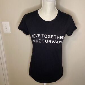 Athleta Ladies Move together move forward workout‎ t-shirt XS black